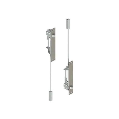 Hager - 292D - Automatic Flush Bolt Set for Metal Doors - Satin Stainless Steel