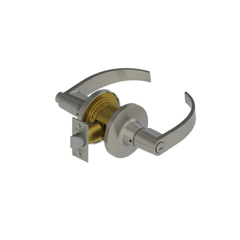 Hager - 3640 - Lever - Privacy - Adjustable 2-3/8 to 2-3/4 - Satin Chrome - Optional Lever