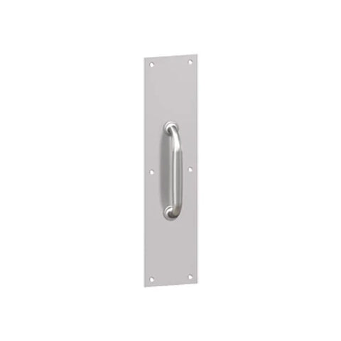 Hager - 36N - Pull Plate Square Corner 30S x 6N - 4" x 16" - Satin Stainless Steel