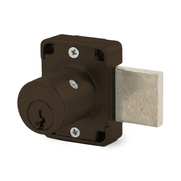 Olympus - 500B Weather Resistant - Cabinet Door Deadbolt Lock - CCL R1 - Optional Cylinder Length - Standard Length Bolt - Oil Rubbed Bronze - Optional Keying - Grade 1 - UHS Hardware