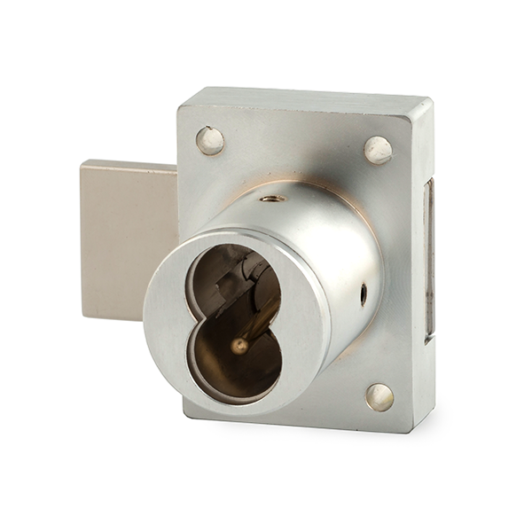 Olympus - 721DR - IC Core Deadbolt Cabinet Door Lock - BEST SFIC - 1-1/4" Cylinder Length - Polished Chrome - Grade 1 - UHS Hardware