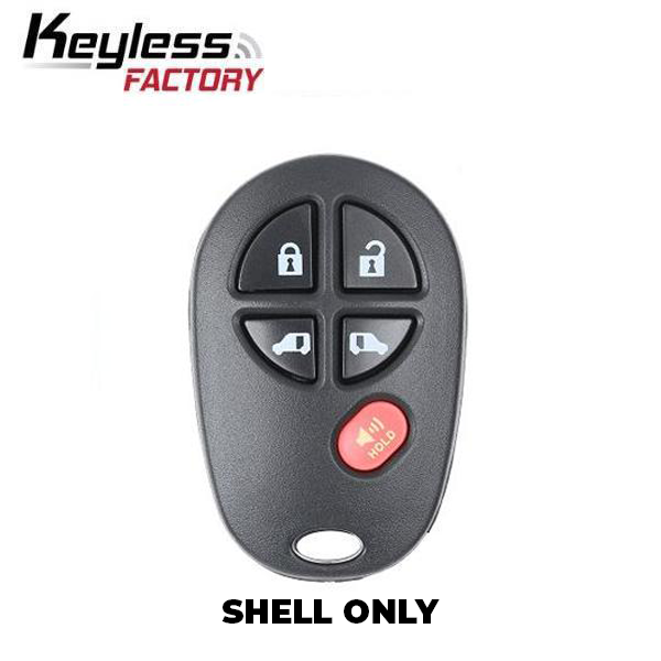 2004-2018 Toyota Keyless Entry Remote SHELL for GQ43VT20T - ORS-TOY-20T-5 - UHS Hardware