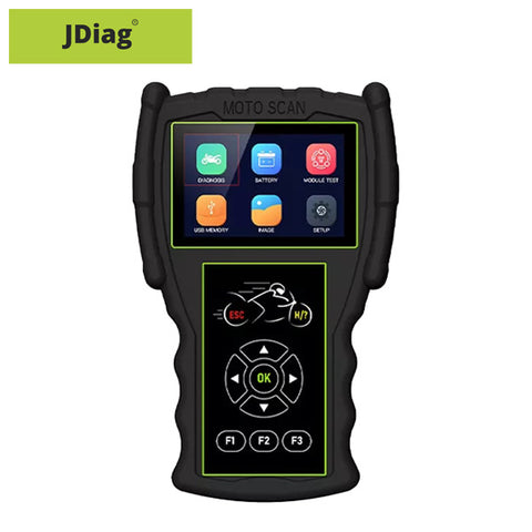 JDiag - Moto Scan - OBD2 Motorcycle Diagnostic Scan Tool - 3.2" Screen - Live Data Monitoring - UHS Hardware