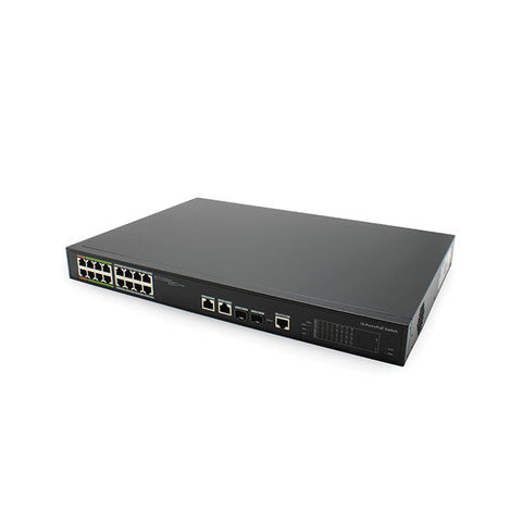 IC Realtime - PWR-EPOE-16-V2 / Layer-Two Web-Managed EPoE Switch / Supports Long-Distance PoE Transmission Up To 800m With EPoE