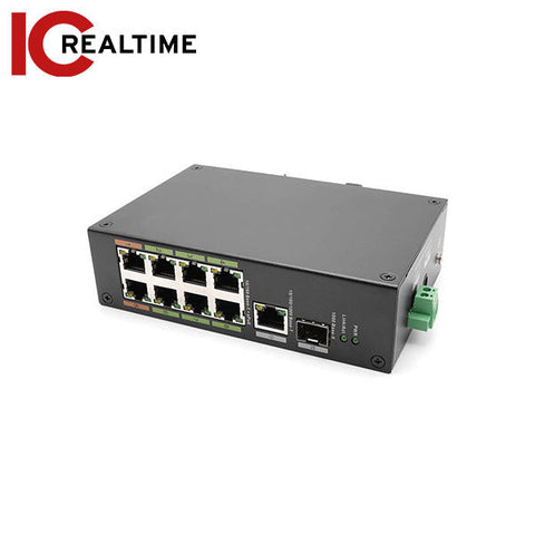 IC Realtime - PWR-EPOE-8 / 8-Port Unmanaged EPoE Switch / 120W Total