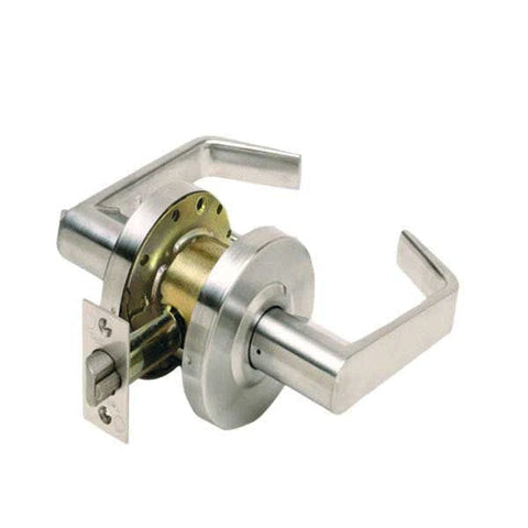 TELL - CL100130 - Heavy Duty Cylindrical Leverset - Satin Chrome - 2-3/4" Backset - Grade 2 - Passage