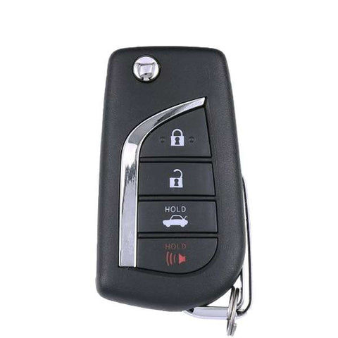 2018 - 2019 Toyota Camry / 4-Button Flip Key / PN: 89070-06790 / HYQ12BFB / H Chip (RFK-TOY-BFB-4) - UHS Hardware