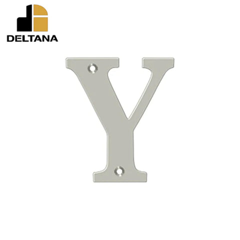 Deltana - 4" Residential Letter Y - Optional Finish