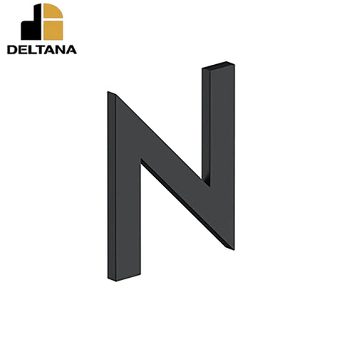 Deltana - 4" Letter N - B Series w/ Risers - Stainless Steel - Optional Finish