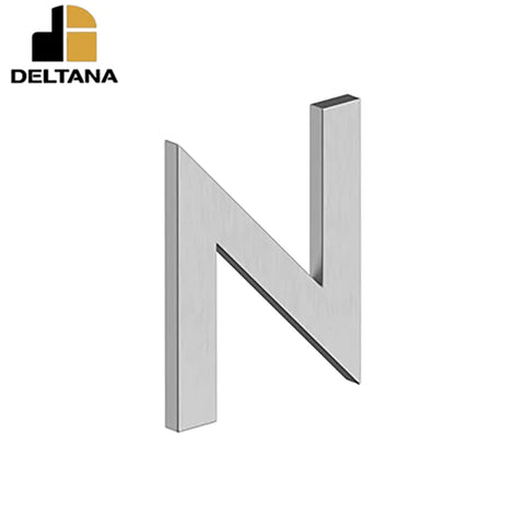 Deltana - 4" Letter N - B Series w/ Risers - Stainless Steel - Optional Finish