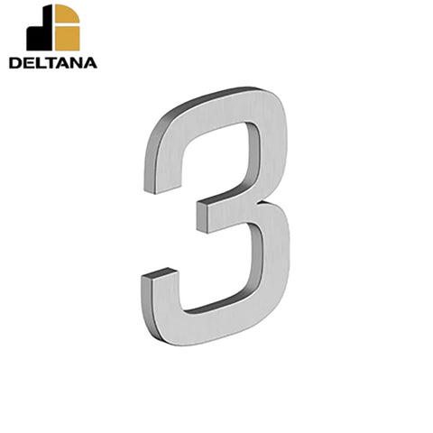 Deltana - 4" Number 3 - E Series w/ Risers - Stainless Steel - Optional Finish