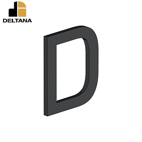 Deltana - 4" Letter D - E Series w/ Risers - Stainless Steel - Optional Finish