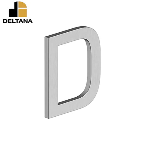 Deltana - 4" Letter D - E Series w/ Risers - Stainless Steel - Optional Finish