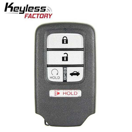 2016-2020 Honda Civic / 5-Button Smart Key / PN: 72147-TBA-A11 / KR5V2X (RSK-HON-CIV-5) - UHS Hardware