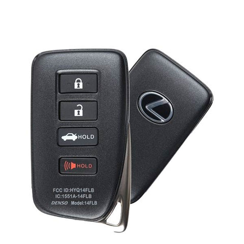 2021-2022 Lexus IS300 / IS350 / RC300 / RC350 / RCF / 4-Button Smart Key / PN: 89904-53E70 / HYQ14FLB (OEM Refurb)