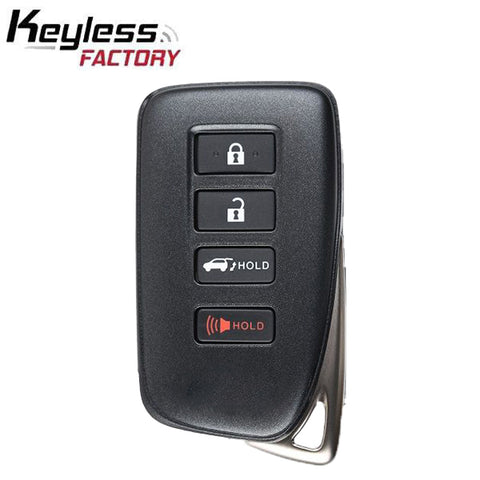 2020-2021 Lexus NX300h NX200T LX570 RX350 RX450 / 4-Button Smart Key / PN: 89904-48V80 / HYQ14FLB (AFTERMARKET) - UHS Hardware