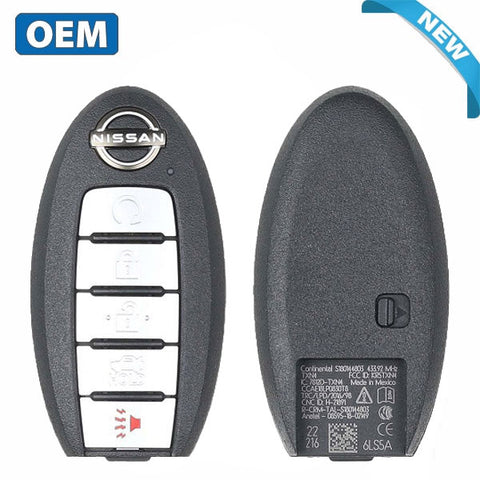 2022-2024 Nissan Altima / 5-Button Smart Key / PN: 285E3-6LS5A / KR5TXN4 (OEM)