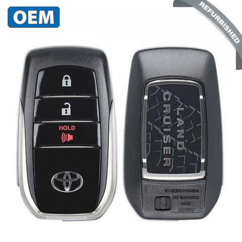 2020-2021 Toyota Land Cruiser / 3-Button Smart Key / PN: 89904-60X20 / HYQ14FBB (OEM Refurb) - UHS Hardware