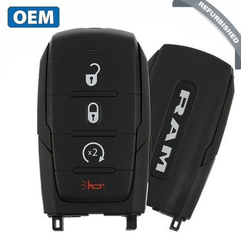 2019-2023 Ram 1500 Pickup / 4-Button Smart Key / PN: 68442915AB / OHT-4882056 (OEM Refurb)