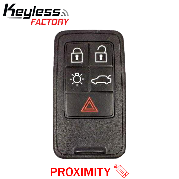 2008-2018 Volvo S60 V60 XC60 / 5-Button Smart Key / PN: 30659550 / KR55WK49266 / Keyless Drive (AFTERMARKET) - UHS Hardware