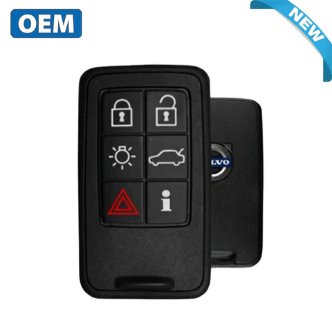 2007-2016 Volvo / 6-Button Smart Key / PN: 30659502 / KR55WK49266 / Keyless Drive / 902MHz (OEM) - UHS Hardware