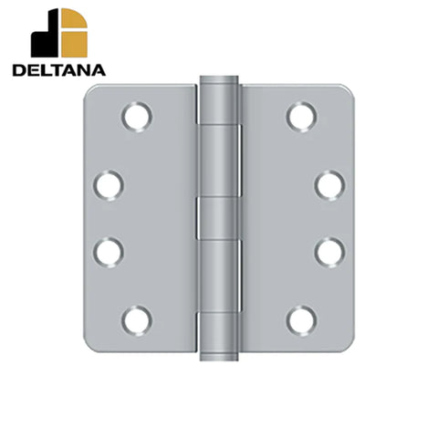 Deltana - 4" x 4" x 1/4" Radius Hinge - Heavy Duty - Optional Finish