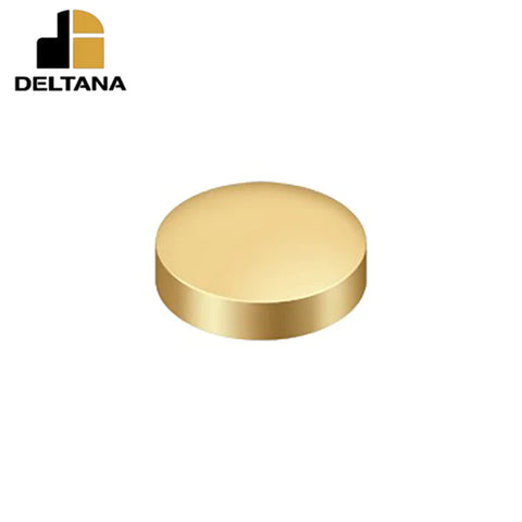 Deltana - Screw Cover - Round - Flat - 1" Diam - Optional Finish