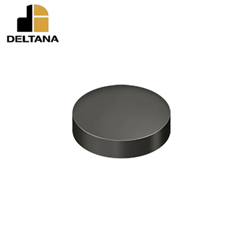 Deltana - Screw Cover - Round - Flat - 1" Diam - Optional Finish