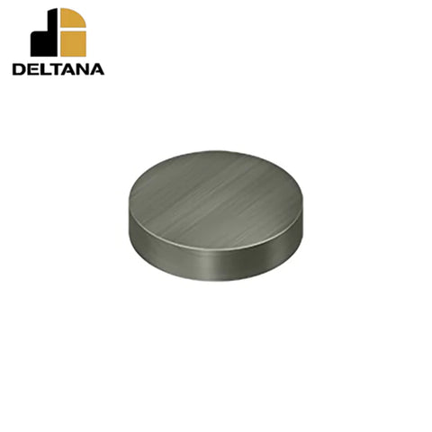 Deltana - Screw Cover - Round - Flat - 1" Diam - Optional Finish