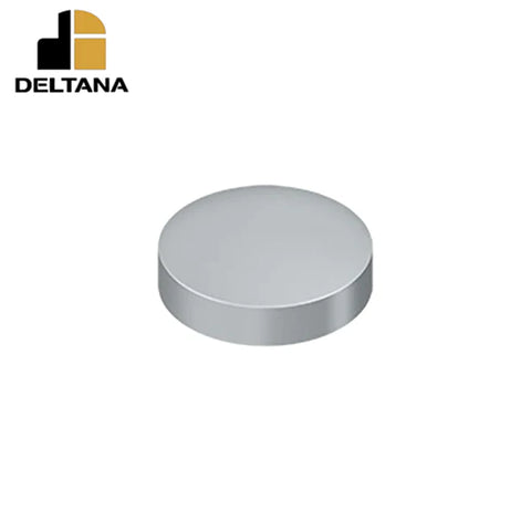 Deltana - Screw Cover - Round - Flat - 1" Diam - Optional Finish