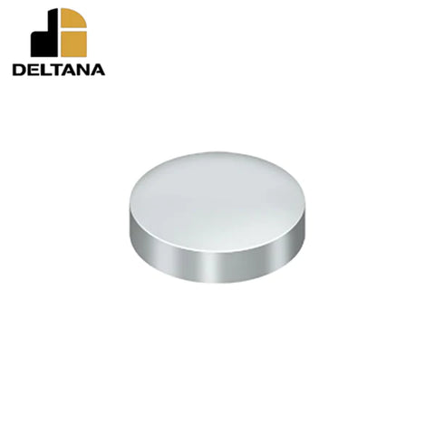 Deltana - Screw Cover - Round - Flat - 1" Diam - Optional Finish