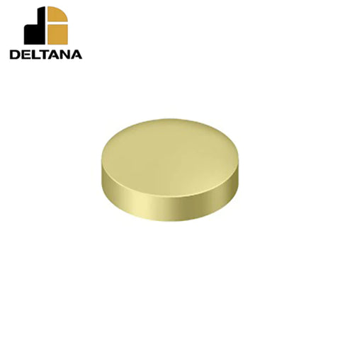 Deltana - Screw Cover - Round - Flat - 1" Diam - Optional Finish