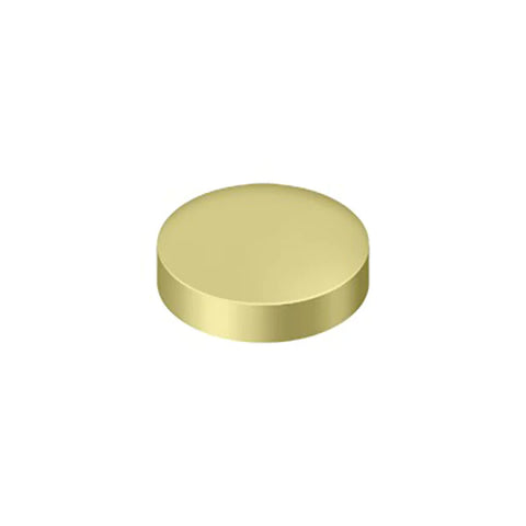 Deltana - Screw Cover - Round - Flat - 1" Diam - Optional Finish