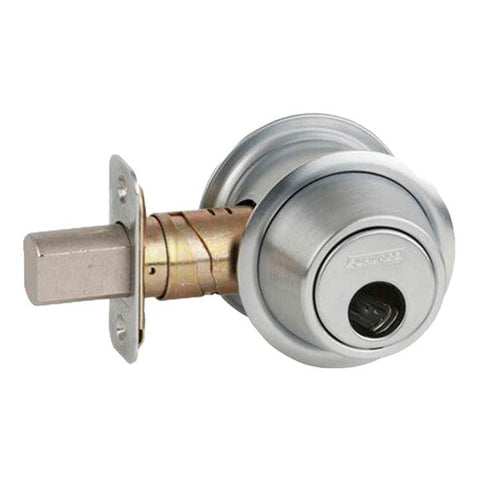 Schlage - B563L - Commercial Deadbolt - Classroom - Satin Chrome - Less Cylinder - Grade 2