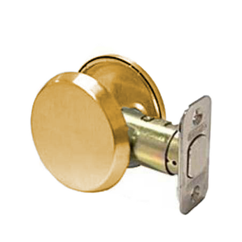 Schlage B581 606 Grade 2 Door Bolt Inside Turn x Blank Plate Adjustable  2-3/8 and 2-3/4 Backset Satin Brass Finish - B and H Depot Door Hardware  Shop