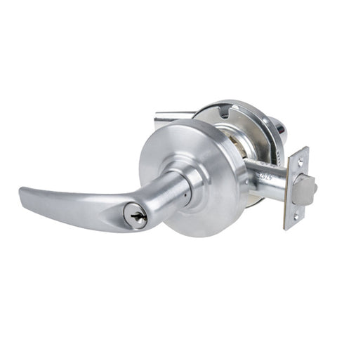 Schlage - ND92PD - Commercial Lever Set - Athens Lever - Entrance - Satin Chrome - Grade 1