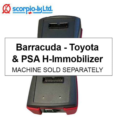 Barracuda Toyota & PSA H-Immobilizer All Keys Lost Solution (Software)