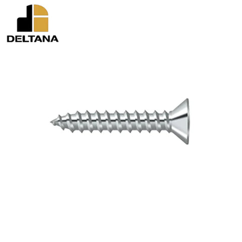 Deltana - Wood Screw - SB - #7 x 3/4" - Optional Finish