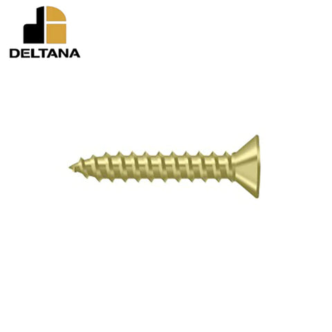 Deltana - Wood Screw - SB - #7 x 3/4" - Optional Finish