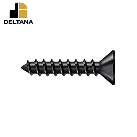 Deltana - Wood Screw - Steel - #10 x 1" - Optional Finish