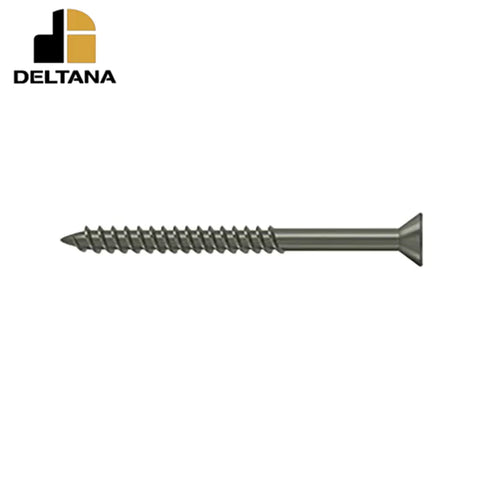 Deltana - Wood Screw - Steel - #10 x 2-1/2" - Optional Finish