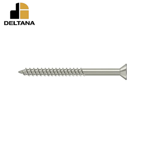 Deltana - Wood Screw - Steel - #10 x 2-1/2" - Optional Finish