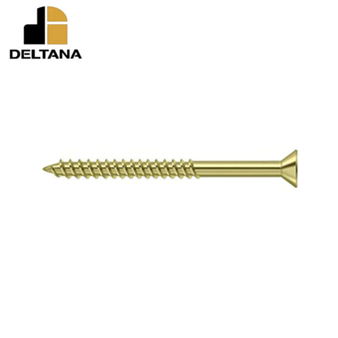 Deltana - Wood Screw - Steel - #10 x 2-1/2" - Optional Finish