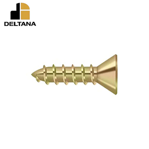 Deltana - Wood Screw - Steel - #10 x 3/4" - Optional Finish