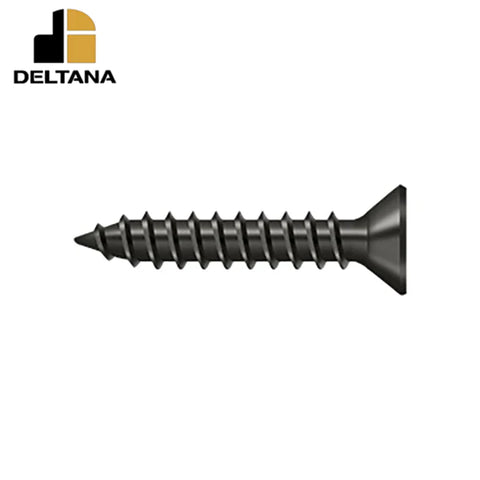 Deltana - Wood Screw - Steel - #9 x 1" - Optional Finish