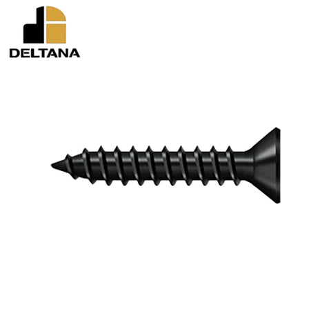 Deltana - Wood Screw - Steel - #9 x 1" - Optional Finish