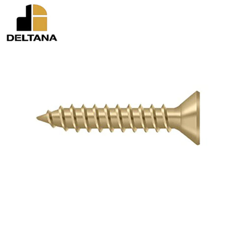 Deltana - Wood Screw - Steel - #9 x 1" - Optional Finish