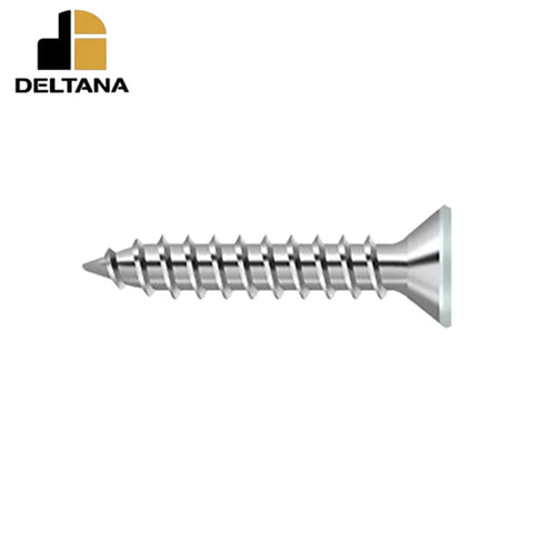 Deltana - Wood Screw - Steel - #9 x 1" - Optional Finish