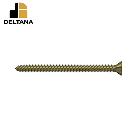 Deltana - Wood Screw - Steel - #9 x 2-1/2" - Optional Finish