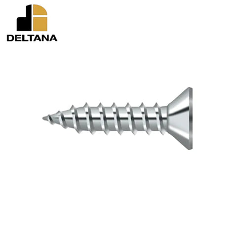 Deltana - Wood Screw - Steel - #9x 3/4" - Optional Finish